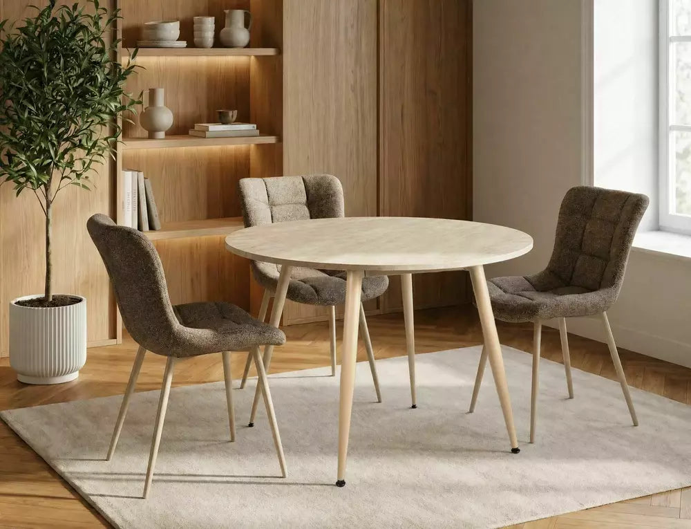 Masa LIONA TRAVERTIN Ø90 CM
