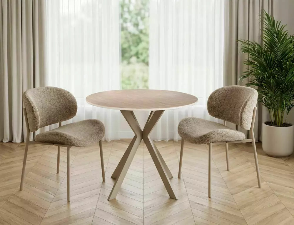 Masa GORTEN TRAVERTIN Ø90 CM