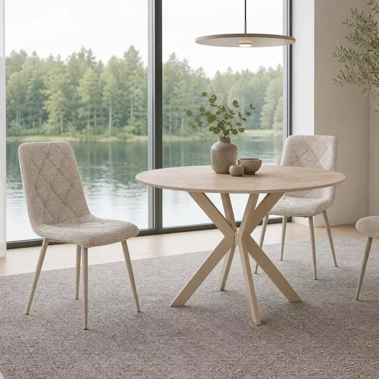 Masa GORTEN TRAVERTIN Ø90 CM