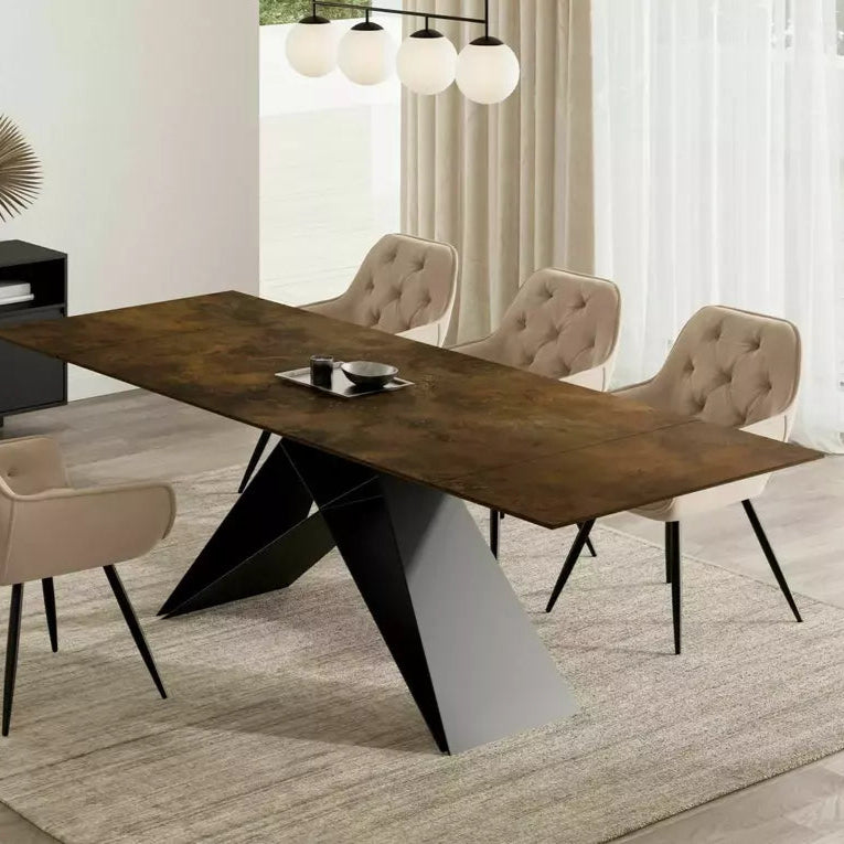 Masa extensibila CAMPAS CERAMIC OSSIDO BRUNO 160(240) x 90 CM