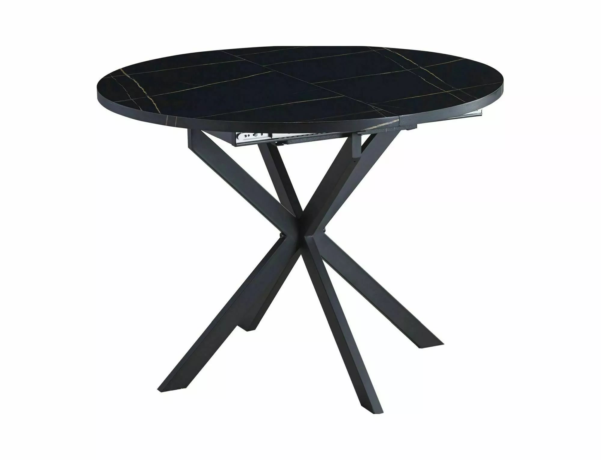 Masa extensibila GALANTY BLACK 100(135) x 100 CM