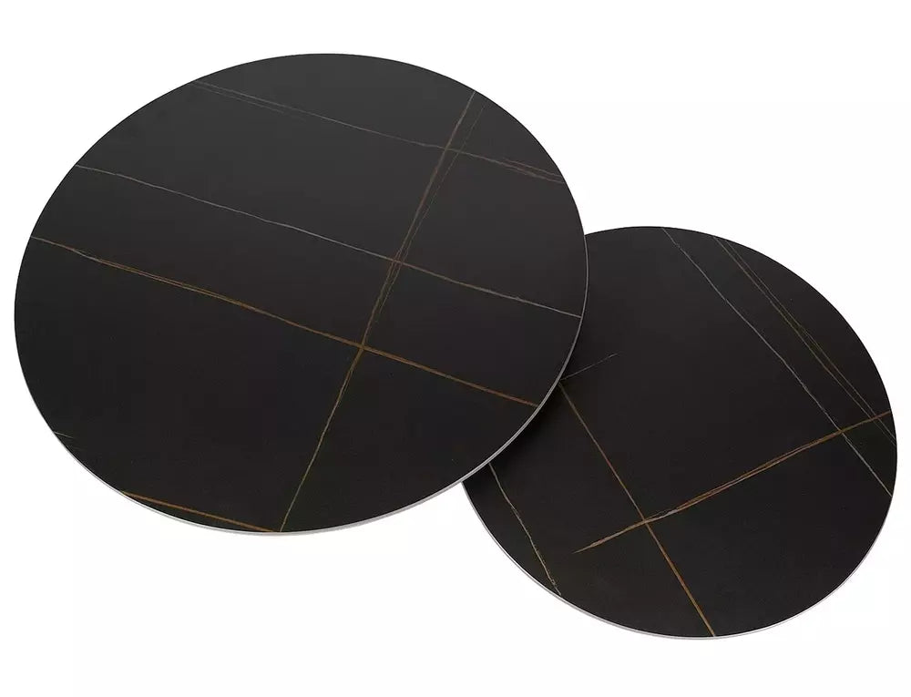 Set 2 masute de cafea NAVALY D Ø80/60 CM