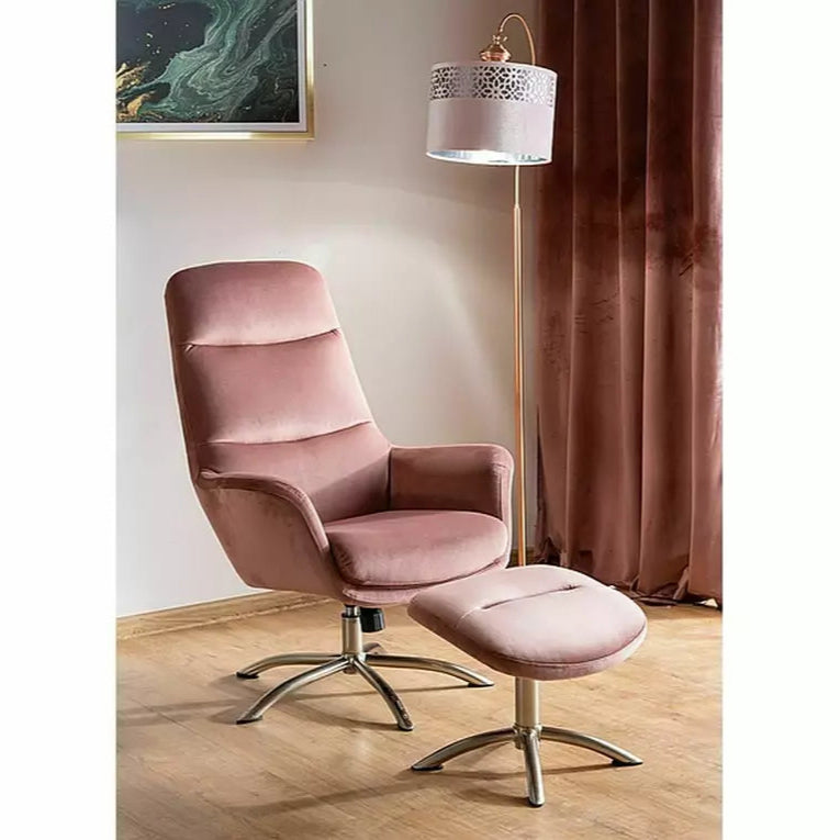 Fotoliu cu taburet NIX VELVET