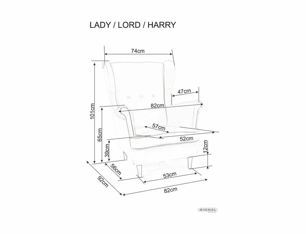 Fotoliu LADYBIRD VELVET