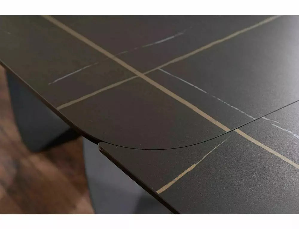 Masa extensibila DORNEY CERAMIC AZARIO BLACK 160(240) x 95 CM