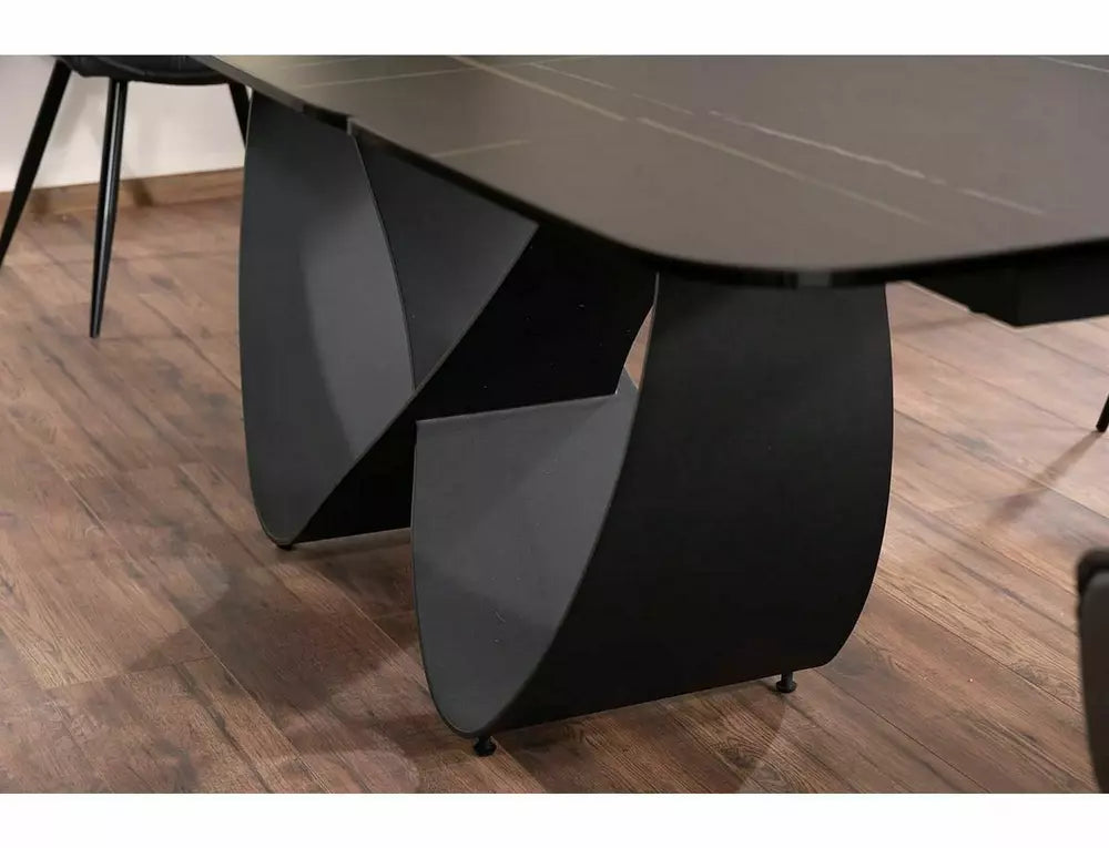 Masa extensibila DORNEY CERAMIC AZARIO BLACK 160(240) x 95 CM