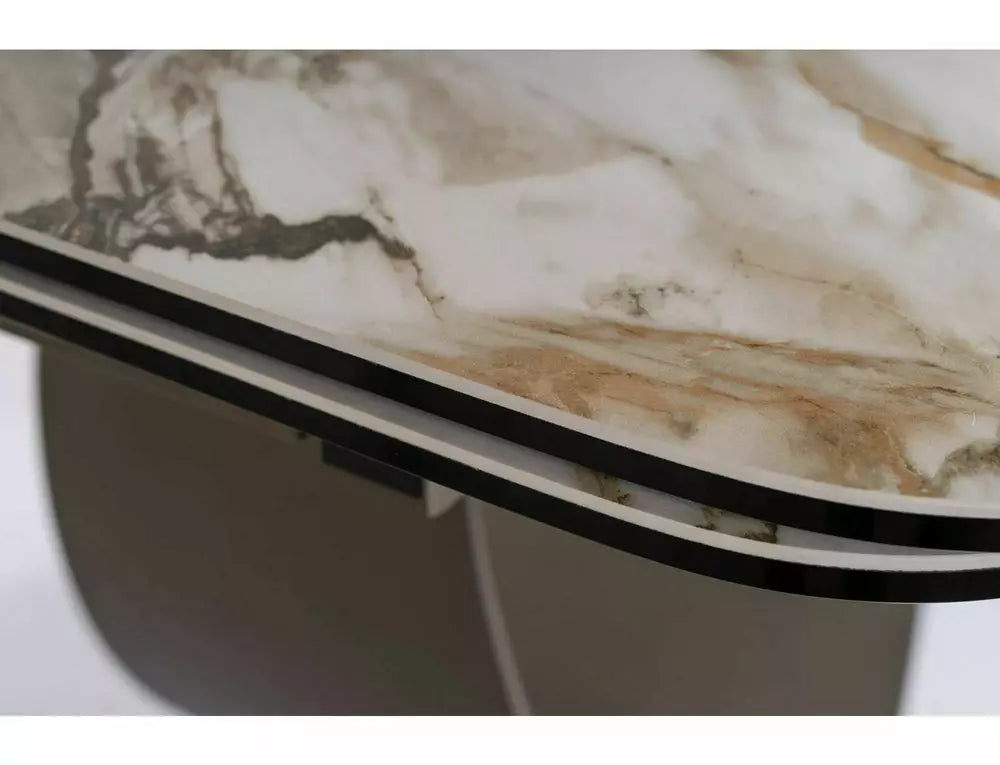 Masa extensibila DORNEY CERAMIC AMBER BIANCO 160(240) x 95 CM