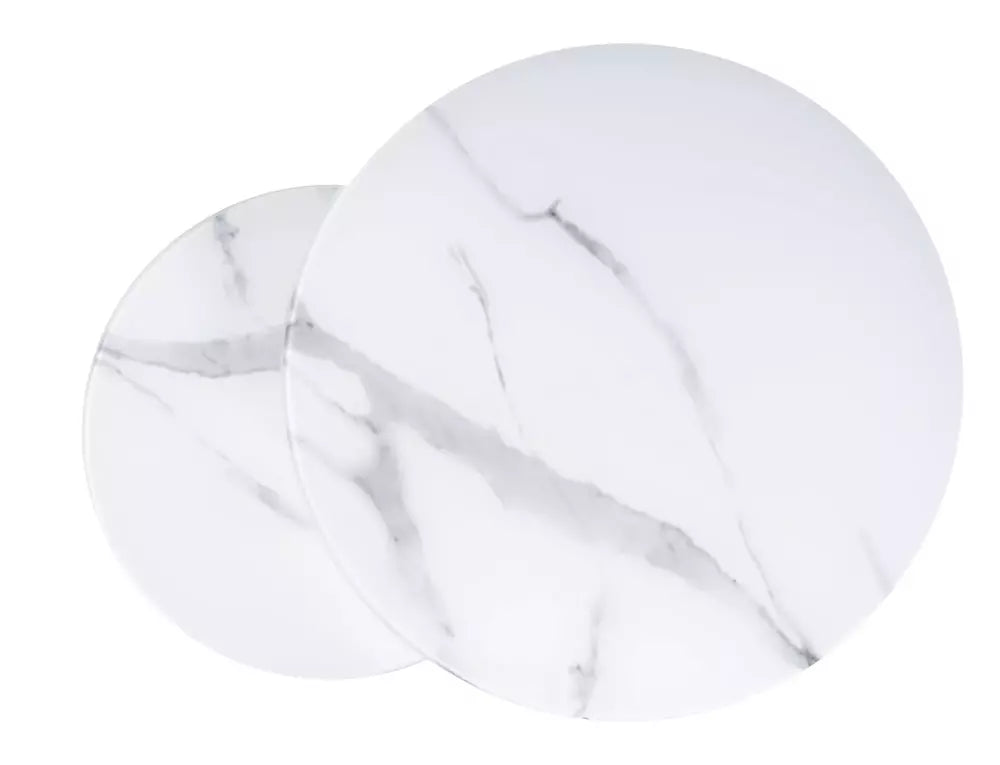 Set 2 masute de cafea ATLANTA WHITE