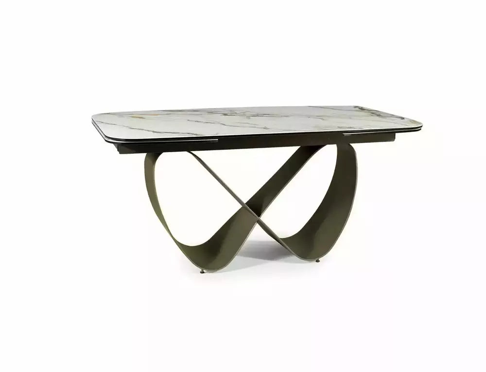Masa extensibila DORNEY CERAMIC AMBER BIANCO 160(240) x 95 CM