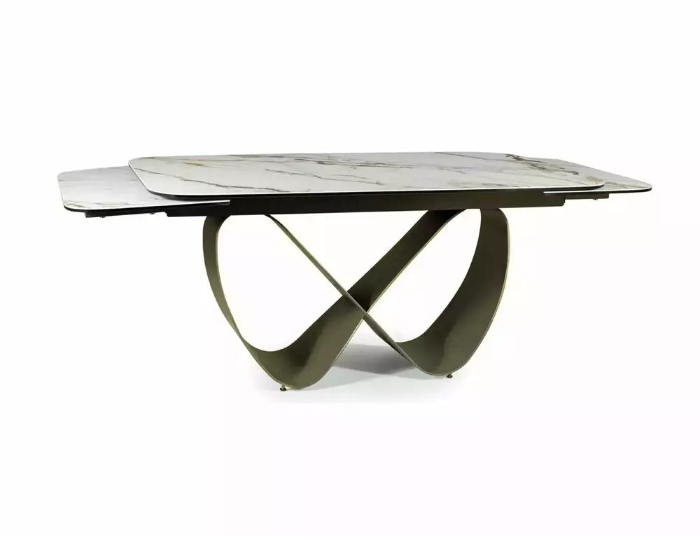 Masa extensibila DORNEY CERAMIC AMBER BIANCO 160(240) x 95 CM