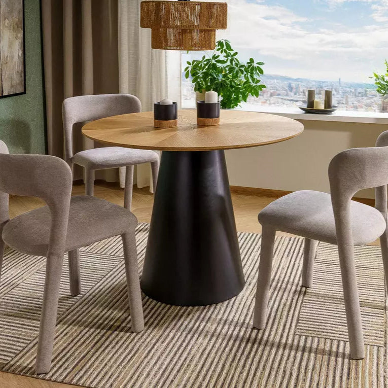 Masa HANA BLACK LEG Ø100 CM