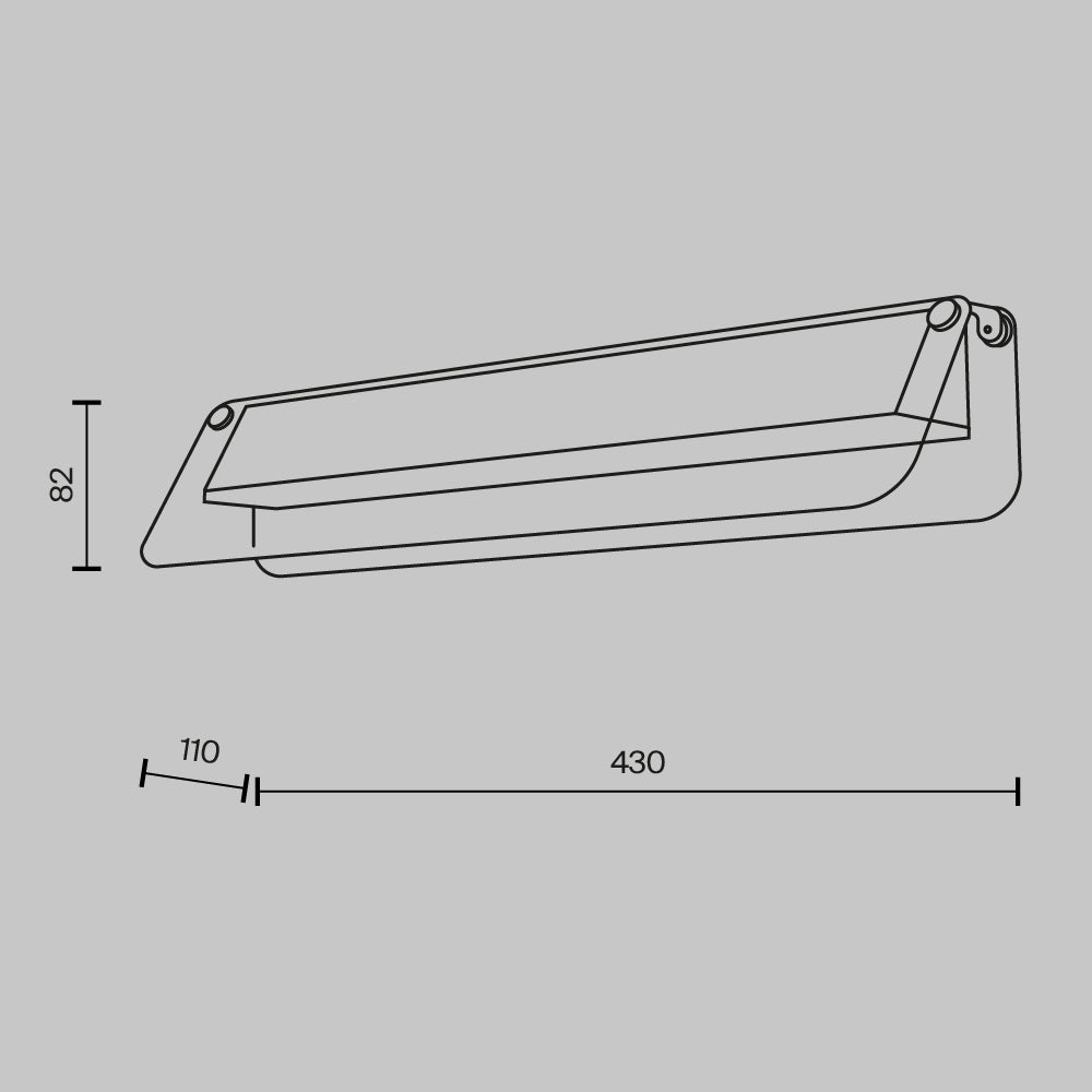 Aplica de perete FLAT 10W