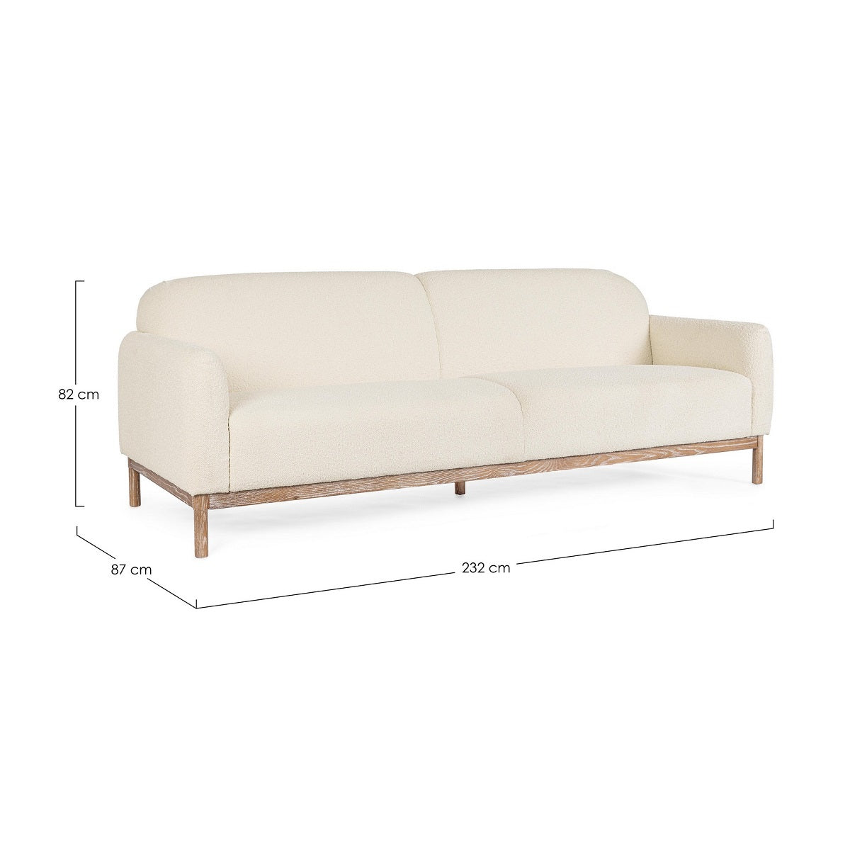 Canapea 3 locuri GENORA 232 CM