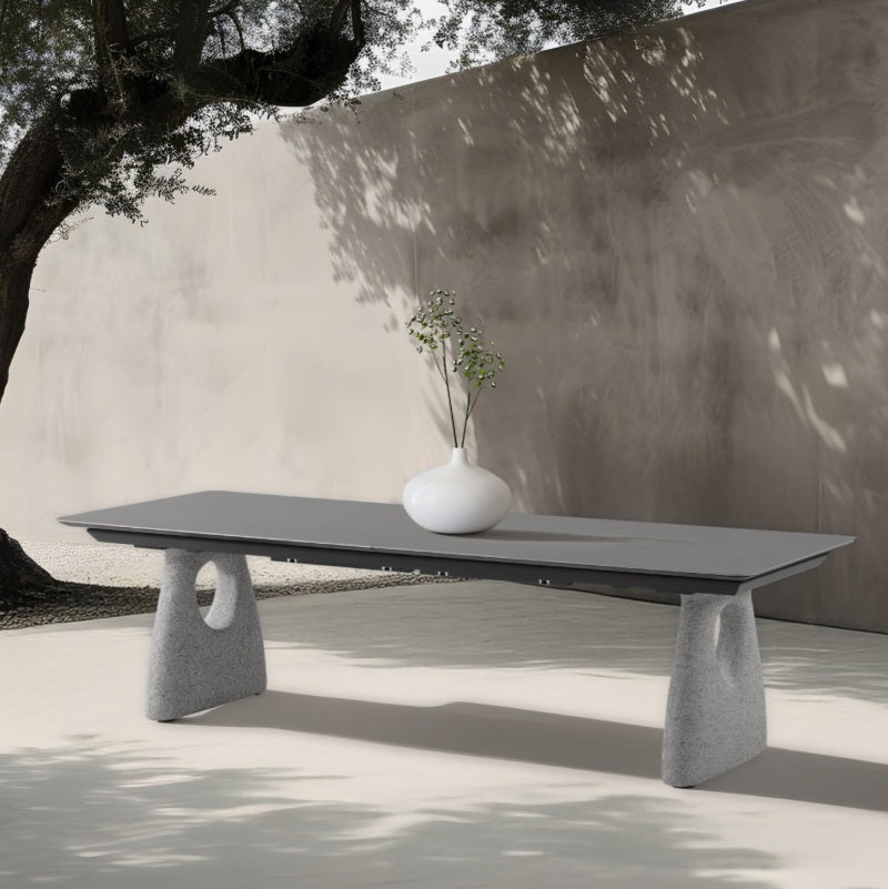 Masa extensibila GOFFEN DARK GREY 240(300) x 100 CM