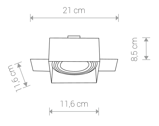 Spot incastrat LARAN 1L