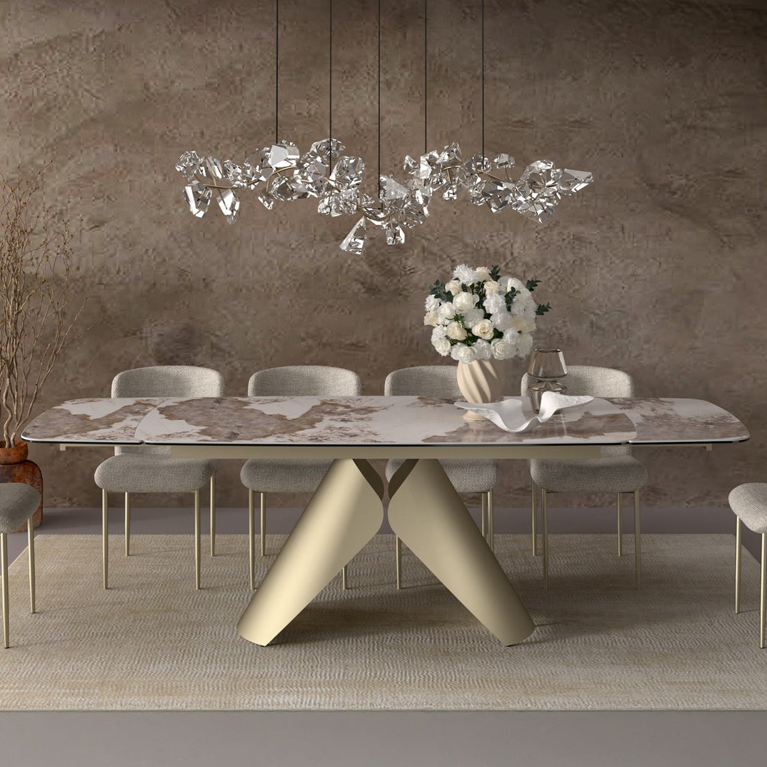 Masa extensibila HYPERION CHAMPAGNE 180(260) x 90 CM