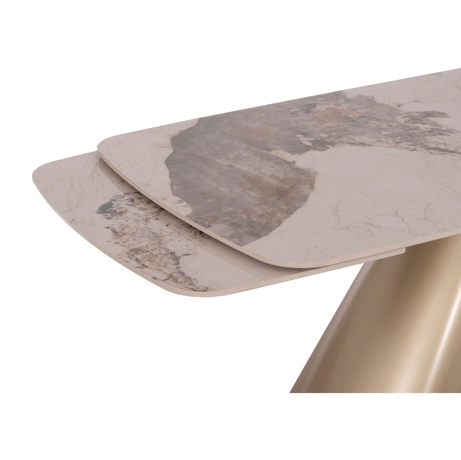 Masa extensibila HYPERION CHAMPAGNE 180(260) x 90 CM