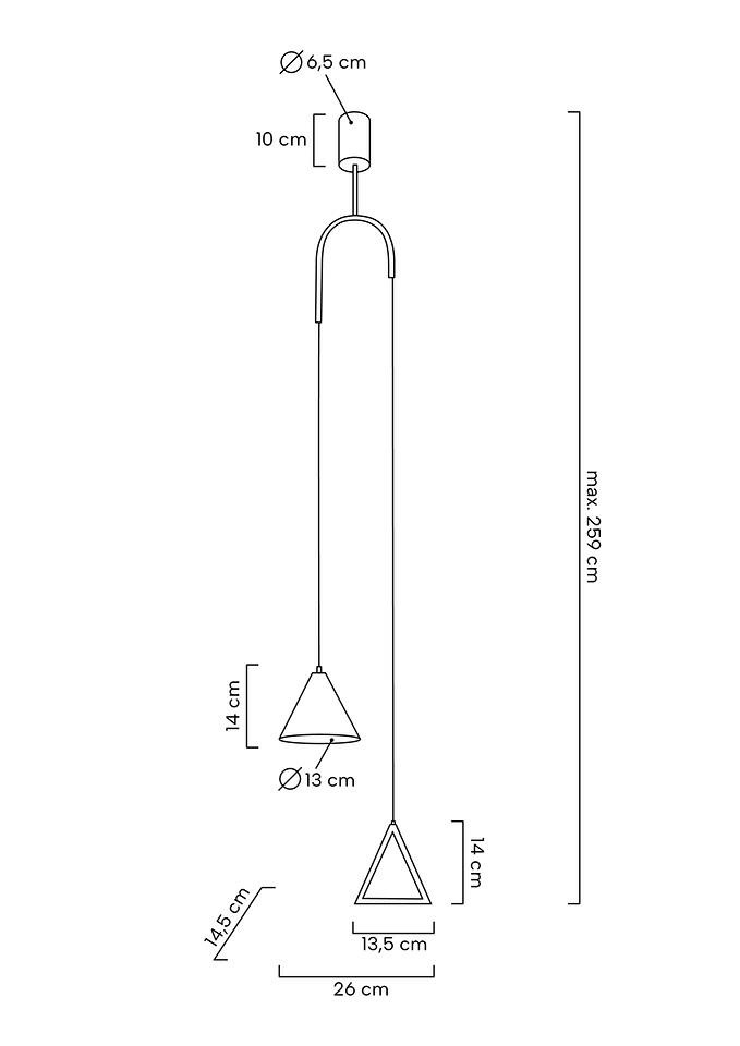 Lampa suspendata SONDOVA