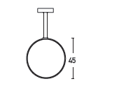 Lampa suspendata CIRCUS 1L