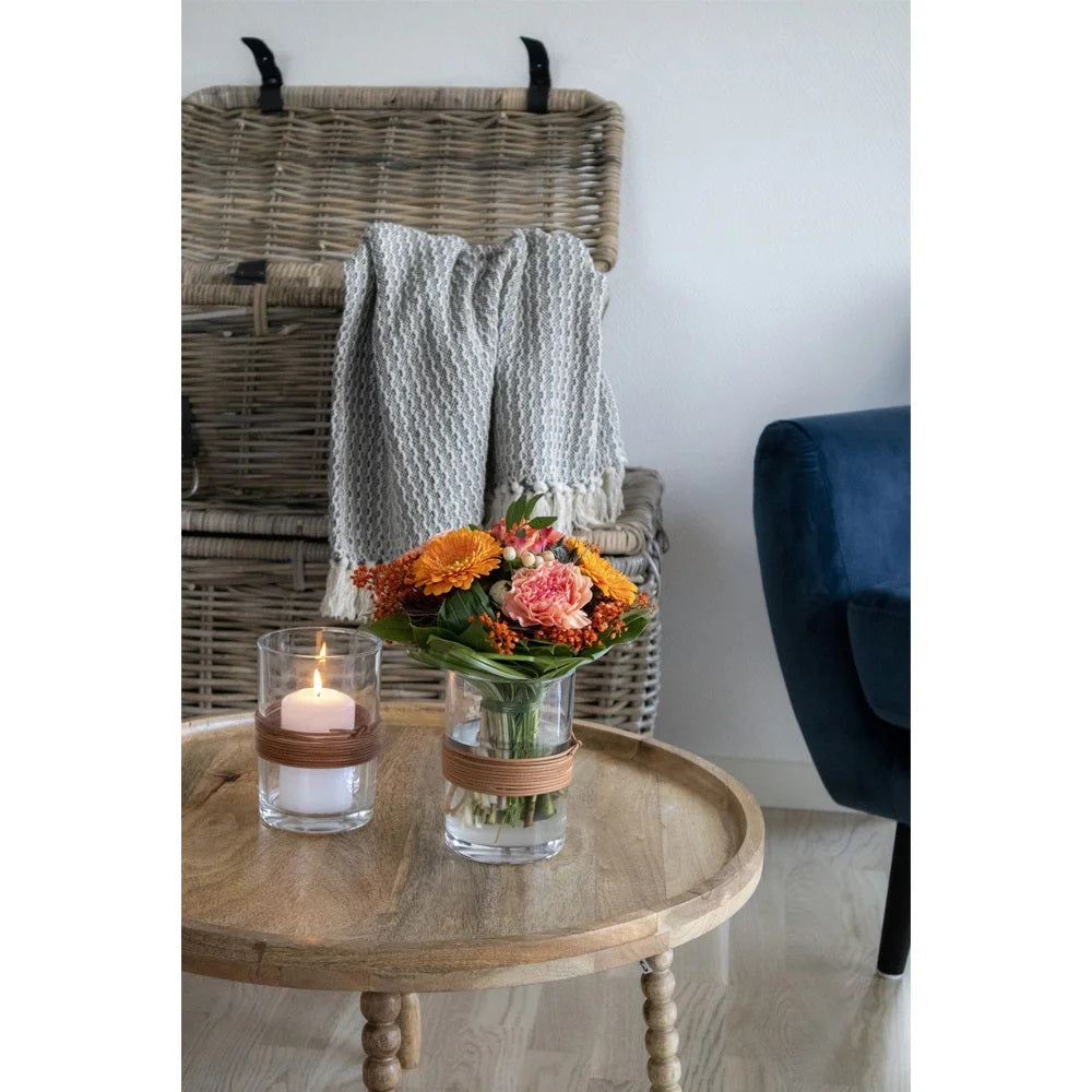 Masuta de cafea JARNIV WOOD Ø60 x 35 CM