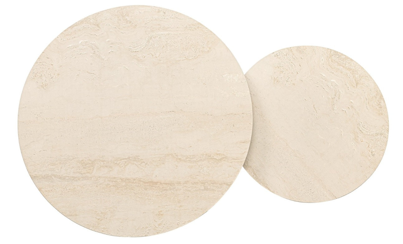 Masuta de cafea JOEL IVORY Ø80/126 x 45 CM