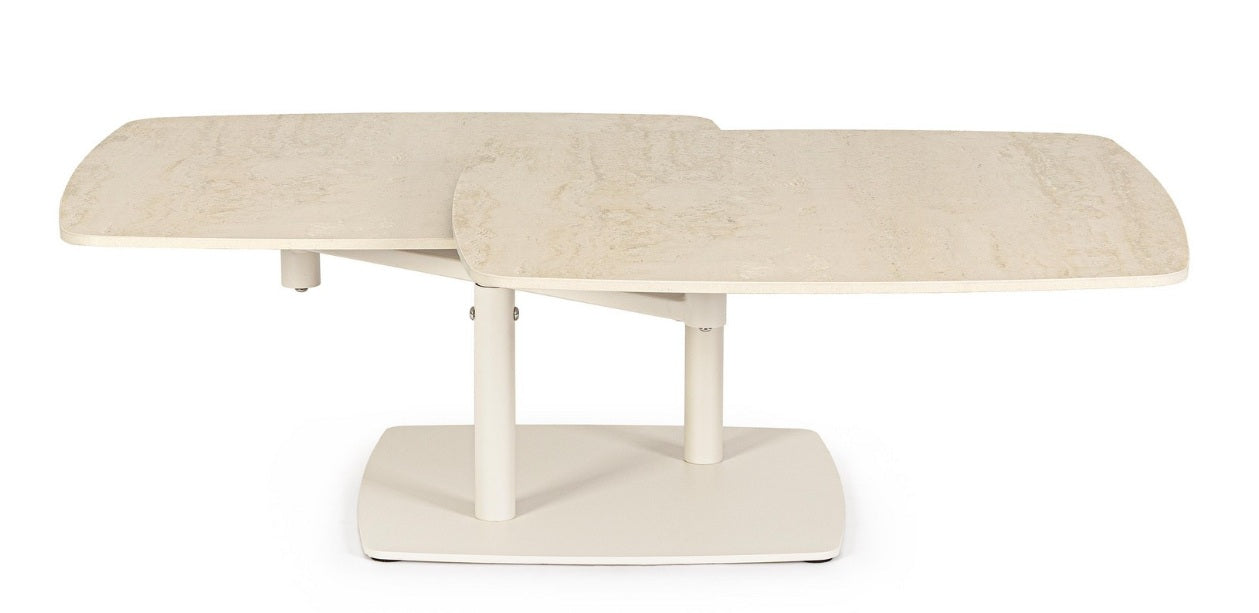 Masuta de cafea JOOSEF IVORY 70/90 x 122 x 35 CM