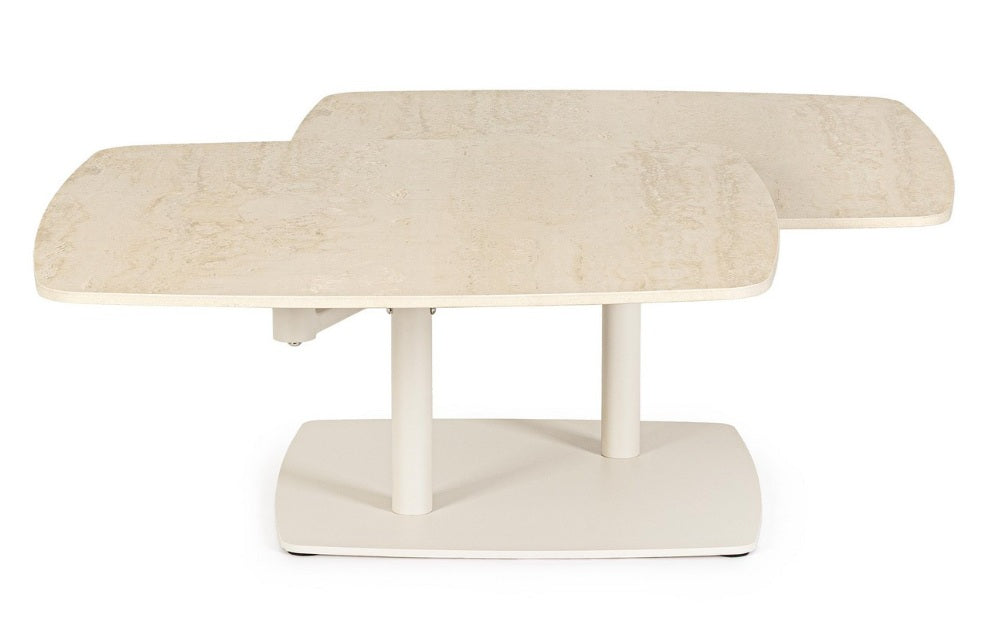 Masuta de cafea JOOSEF IVORY 70/90 x 122 x 35 CM