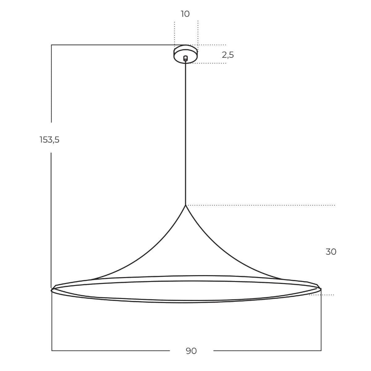 Lampa suspendata CALDON