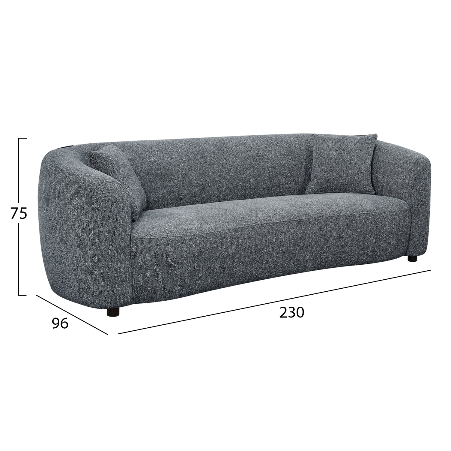 Canapea 3 locuri DIPLE 230CM