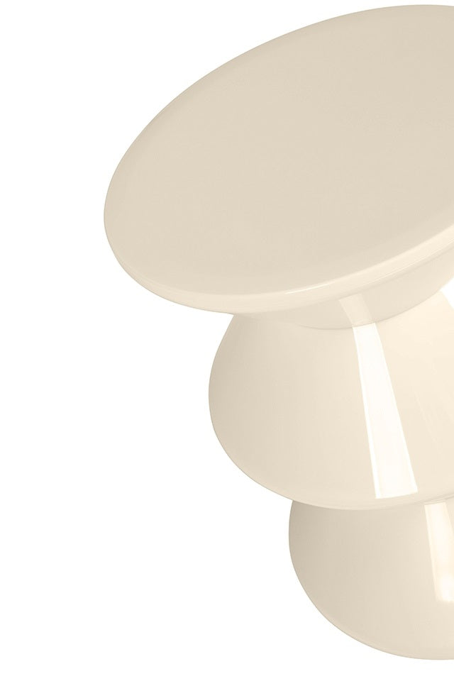 Masuta de cafea KENZA BEIGE Ø35 x 45 CM