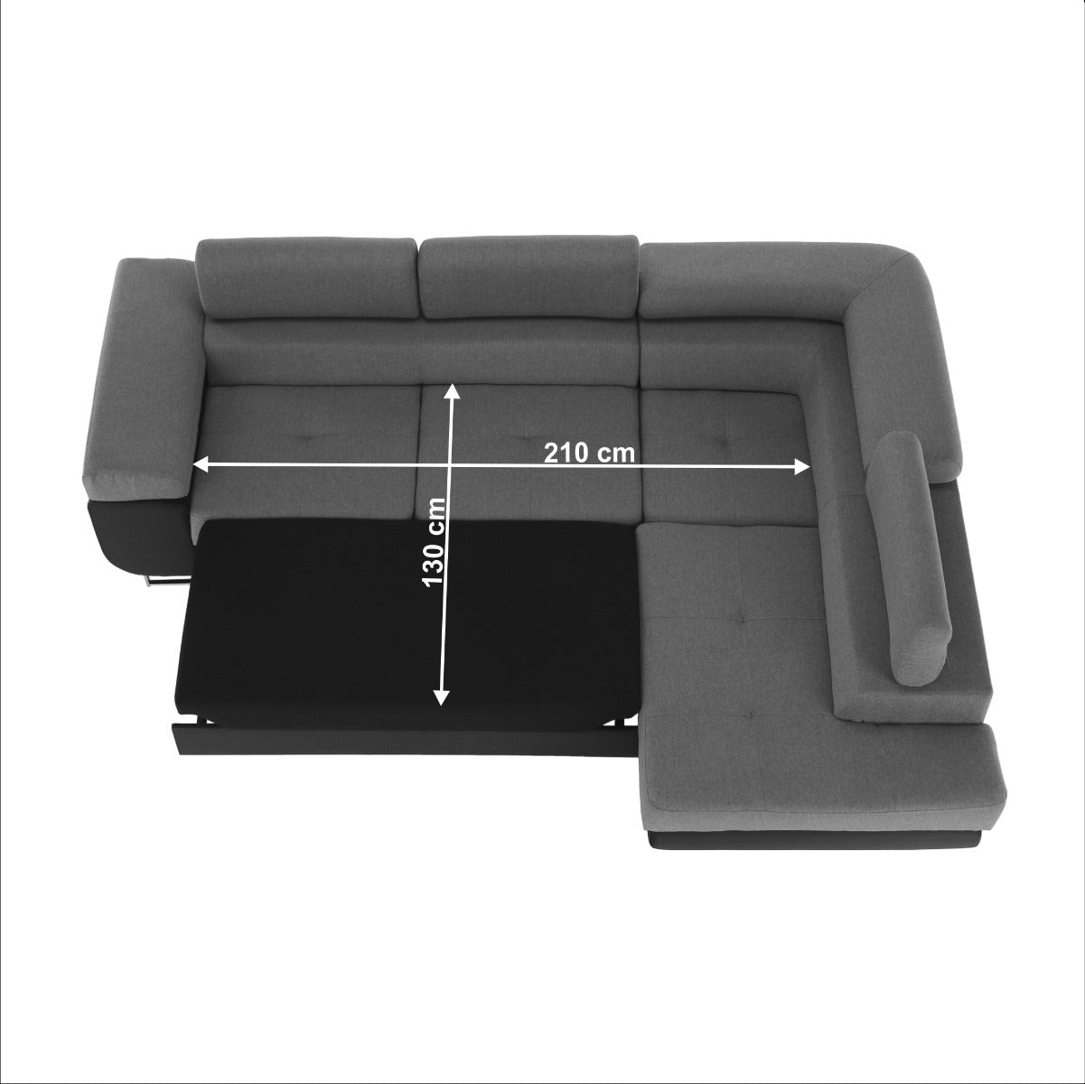 Coltar dreapta extensibil KINERAS 275 CM