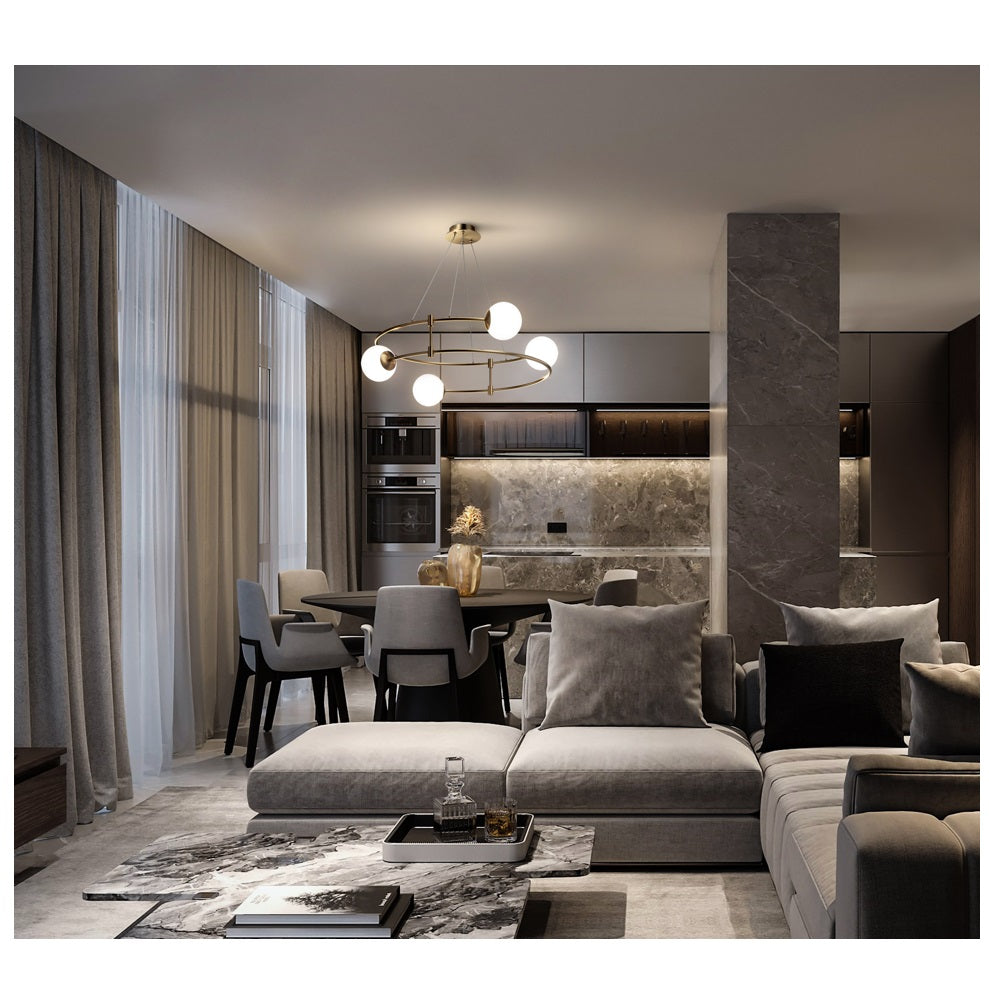 Lampă suspendată BALAN 4L GOLD