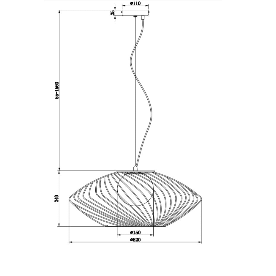 Lampă suspendată PLECA