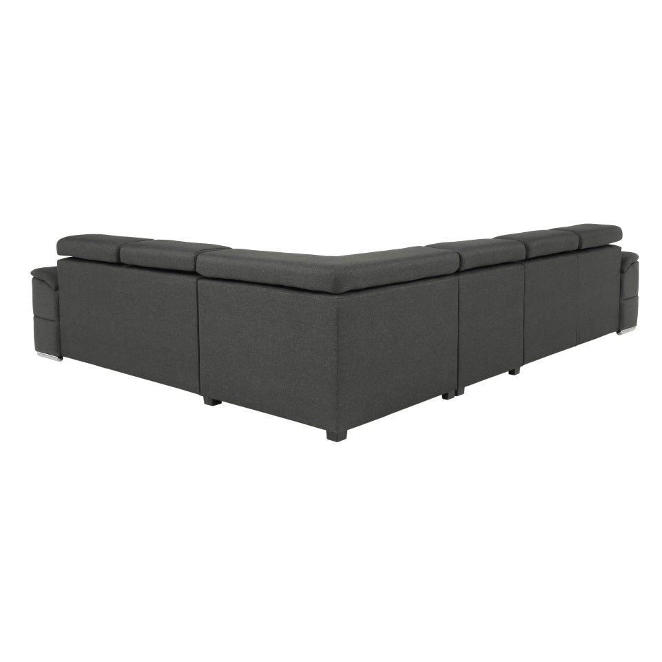 Coltar reversibil extensibil LANGORIA GREY 325 CM