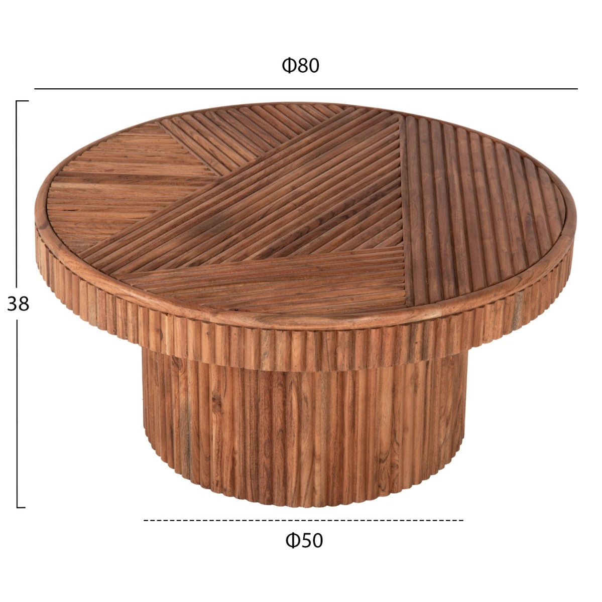 Masuta de cafea LIDIO Ø80 x 38 CM