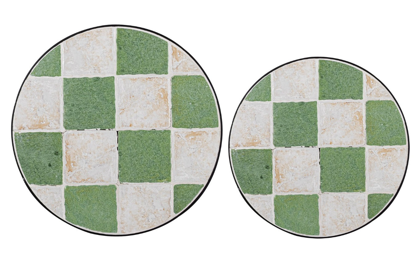 Set 2 masute de cafea LOIRE Ø30/35 x 41/45 CM