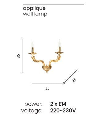 Aplica de perete LUCIA