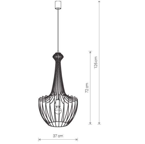 Lampă suspendată LUND S