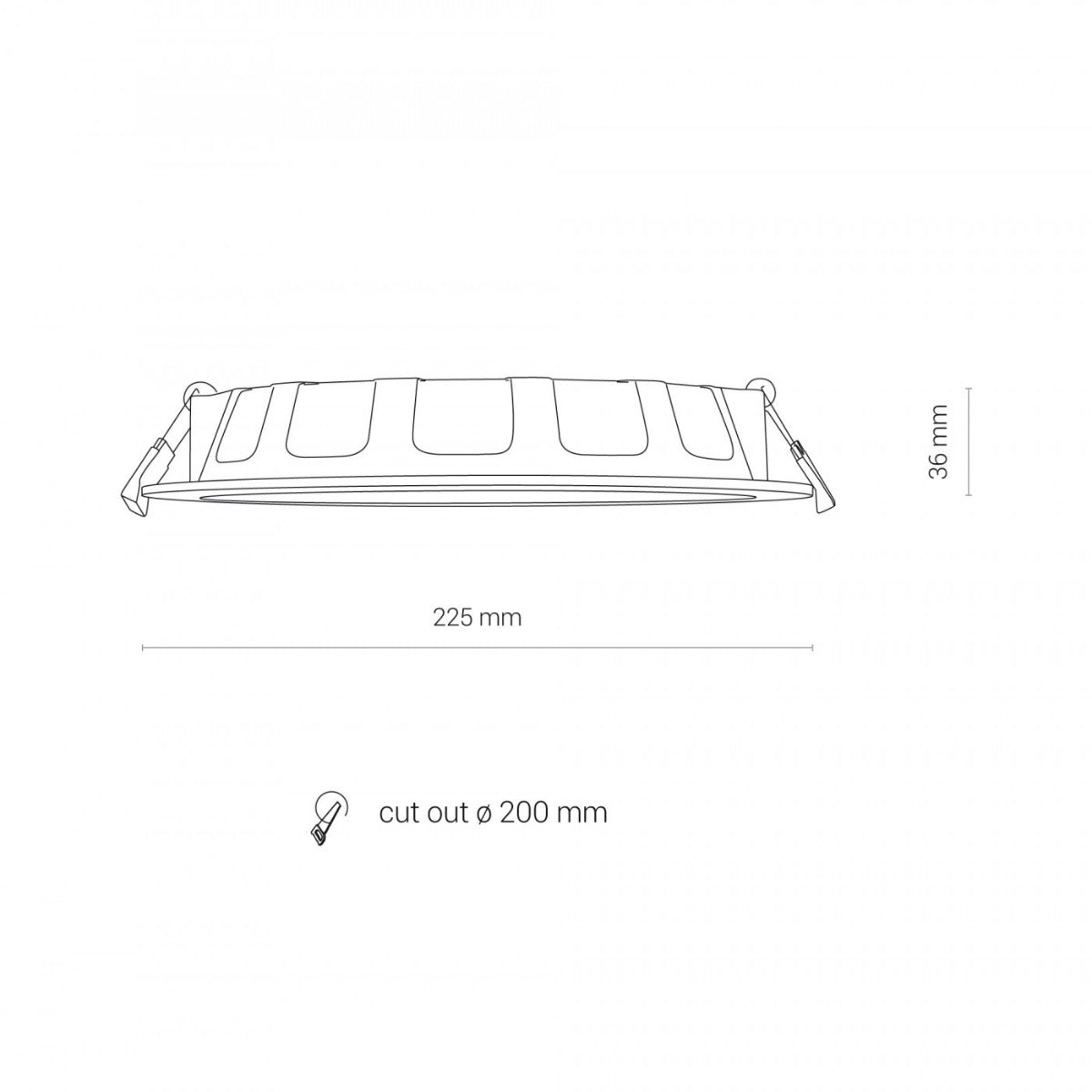 Spot incastrat MADINOS 24W