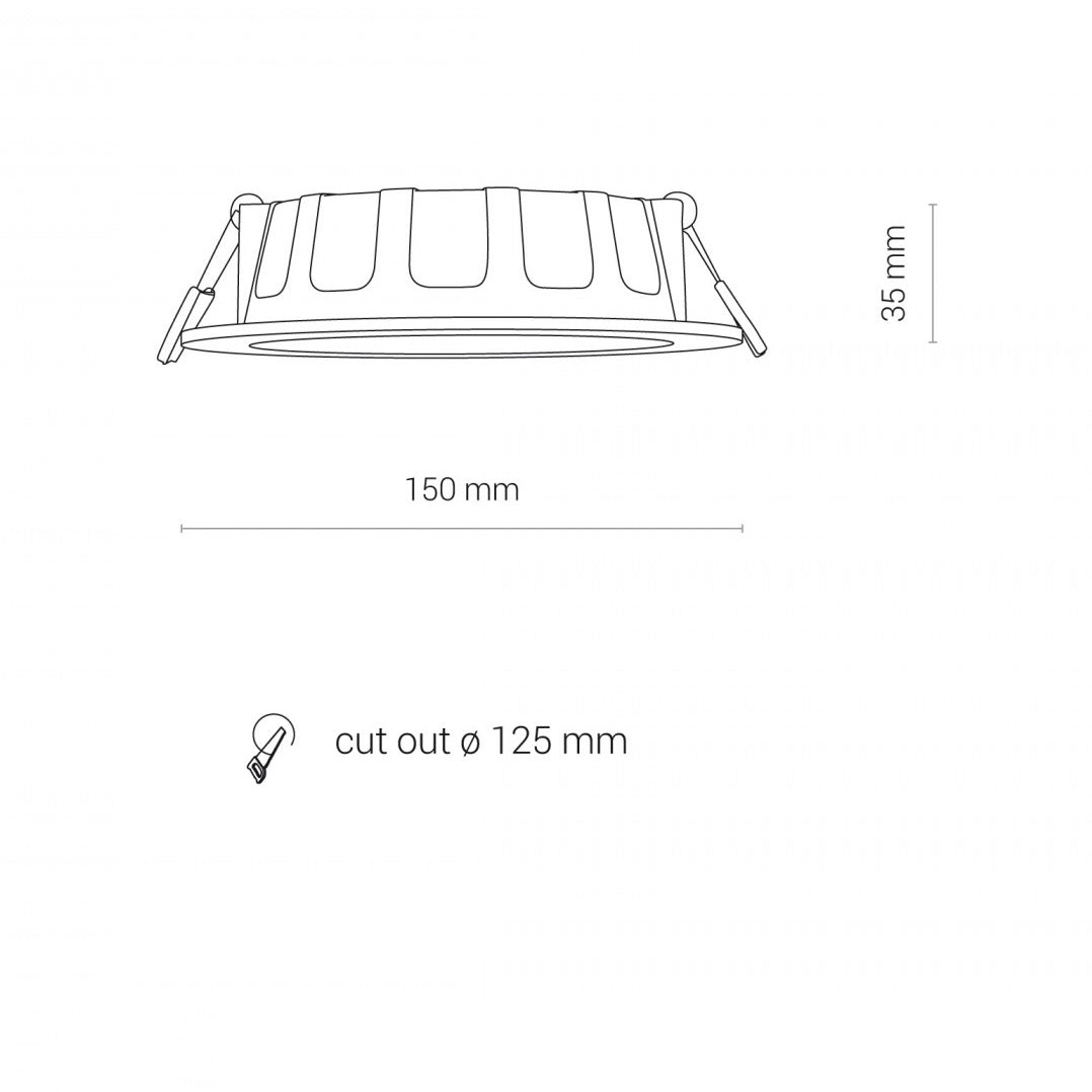 Spot incastrat MADINOS 10W