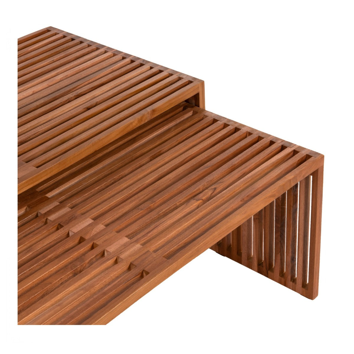 Set 2 masute de cafea MAEVA WOOD 116x60x46/110x60x40  CM