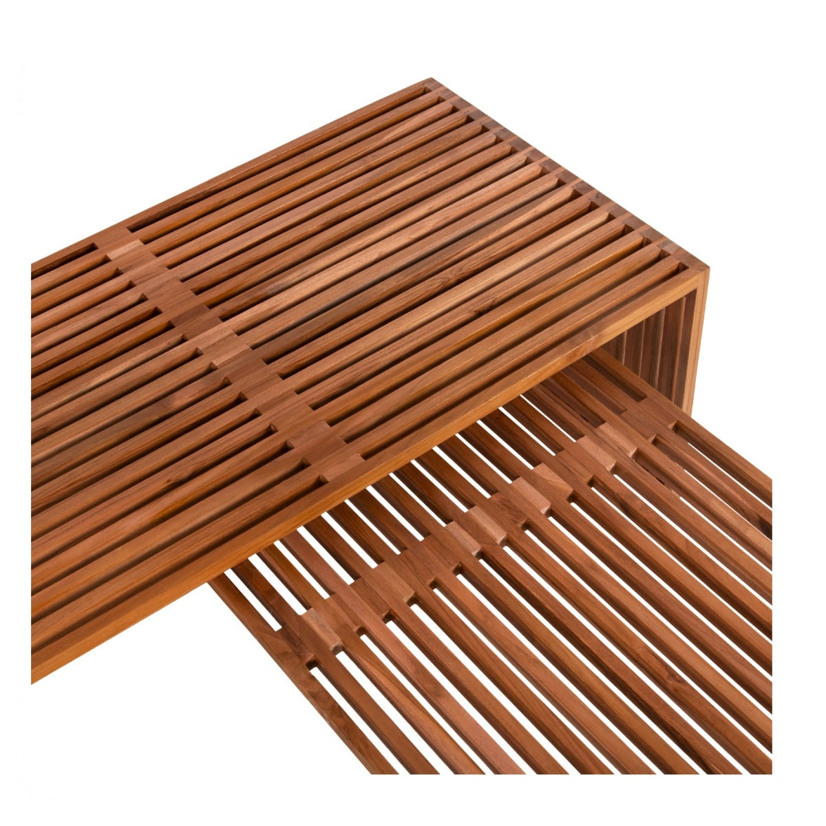 Set 2 masute de cafea MAEVA WOOD 116x60x46/110x60x40  CM