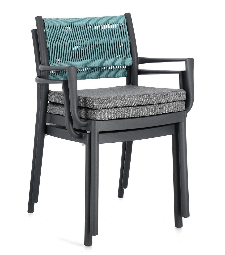 Set scaune 3+1 gratis MAKAYLA ANTHRACITE