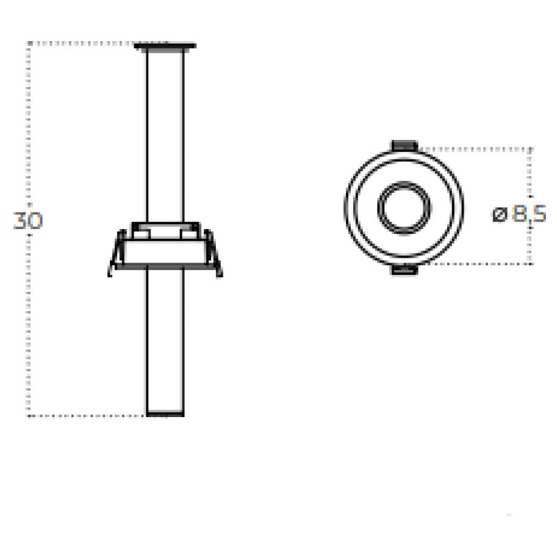 Spot incastrat dimabil MARISO