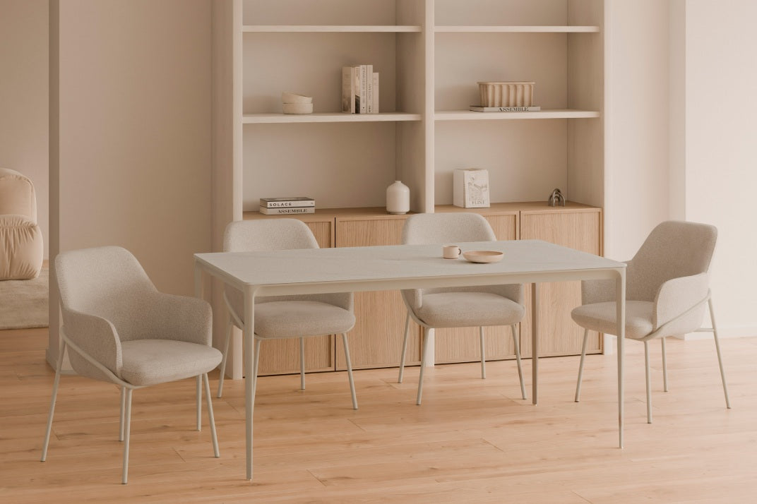 Masa MELBORN BEIGE 140/160/180 x 90 CM