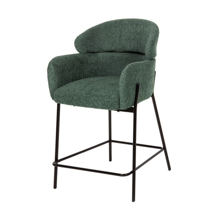 Scaun de bar MILEO BOUCLE H65 CM