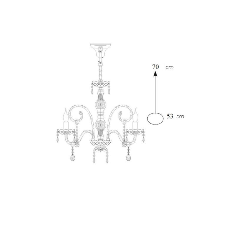 Lampă suspendată MONALISA 3L