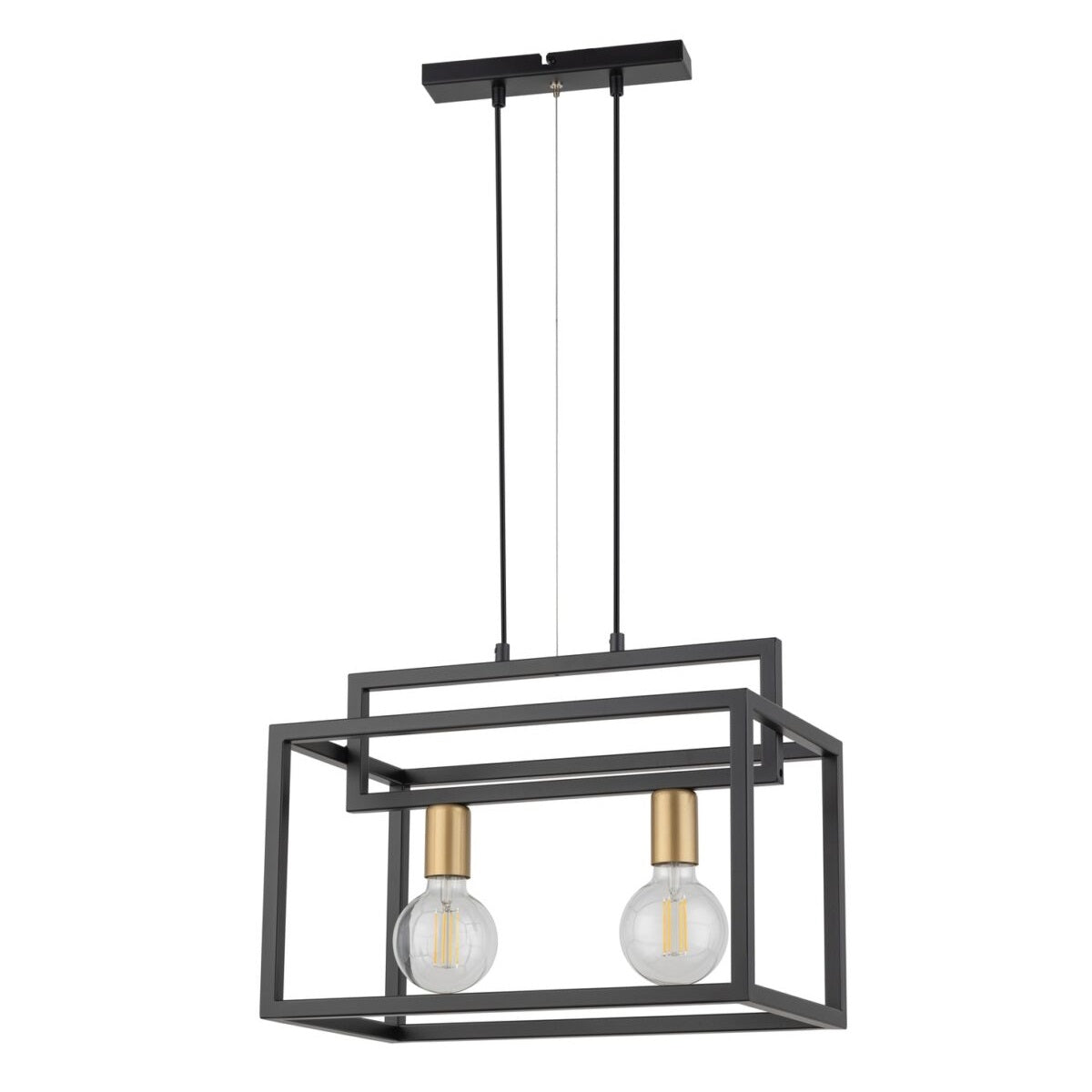 Lampa suspendata MONTANA L2-Negru / Gold