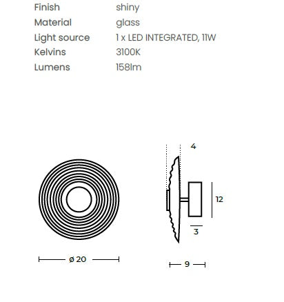 Aplica de perete NAZAR