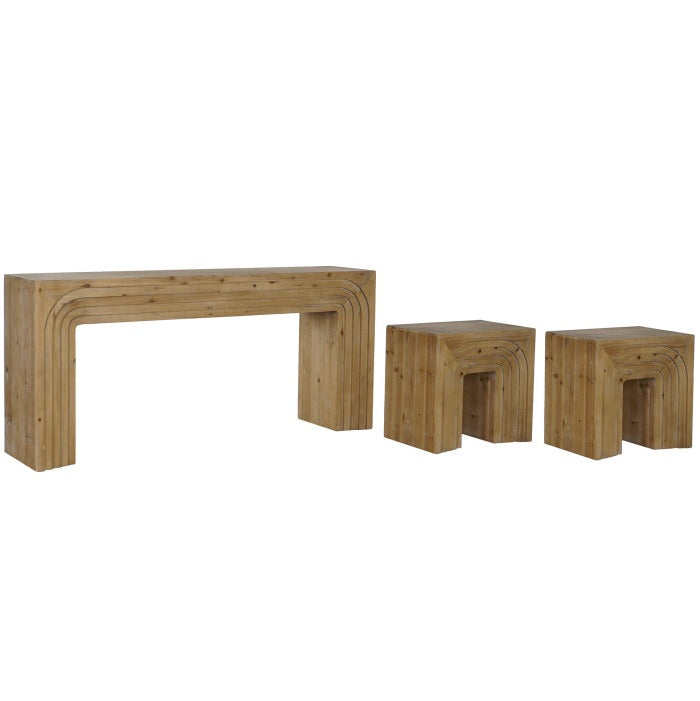 Set consola si 2 masute NIANA 180 x 40 x 80 CM